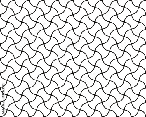 Trendy design with geometric shapes. Seamless monochrome patterns. Design for packaging, print, covers, cards, wrapping, fabric, paper, interior etc	