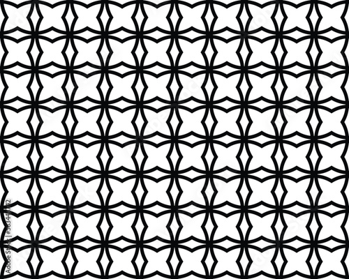 Trendy design with geometric shapes. Seamless monochrome patterns. Design for packaging, print, covers, cards, wrapping, fabric, paper, interior etc	
