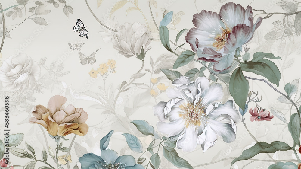 custom made wallpaper toronto digitalwatercolor background