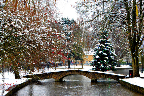 Bourton on the Water Christmas Tree Cotswolds