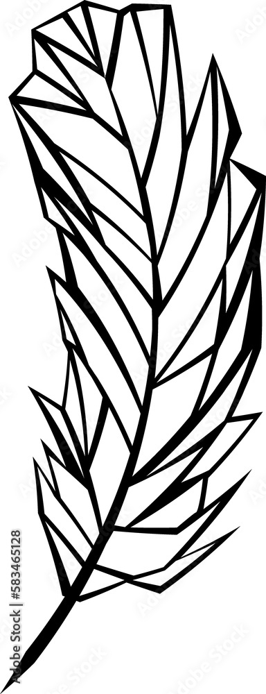 Naklejka premium Small Feather