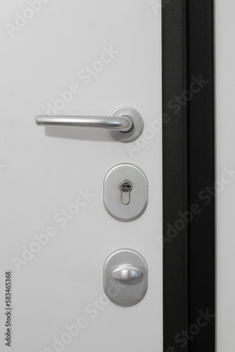 safety door lock with copy space for your text