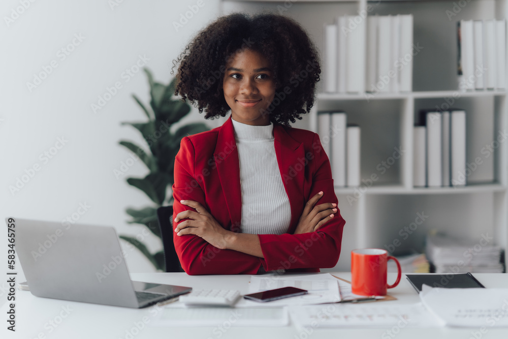 Young business woman worried about problem at work and stressed about problem with laptop computer. Young business woman worried about problem at work and stressed about problem with laptop computer.