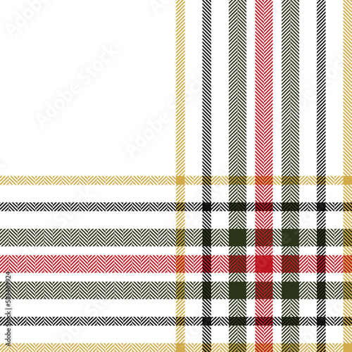 Plaid check pattern. Seamless fabric texture. Tartan textile print.