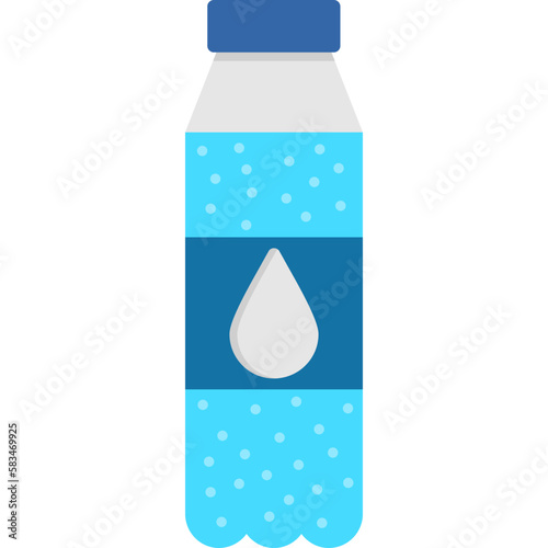 Water Bottle Pixel Perfect Detail Icon