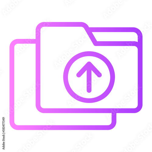 upload gradient icon