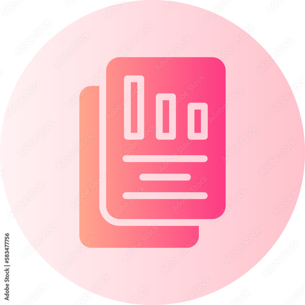 diagram gradient icon diagram gradient icon