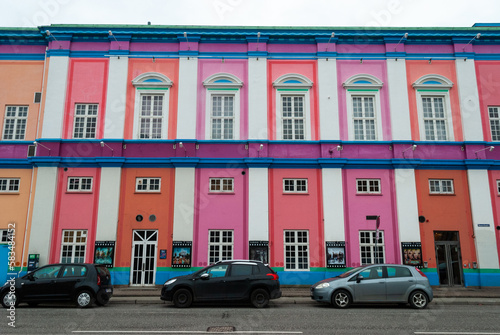 The exterior of Palads Nordic Cinema in Copenhagen, Denmark