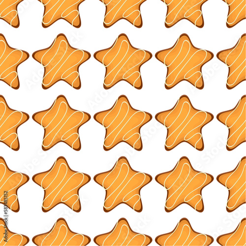 Pattern homemade cookie different taste in pastry biscuit