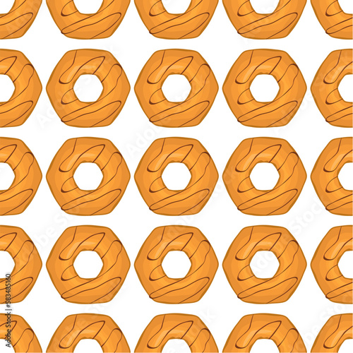 Pattern homemade cookie different taste in pastry biscuit