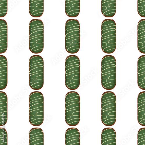Pattern homemade cookie different taste in pastry biscuit