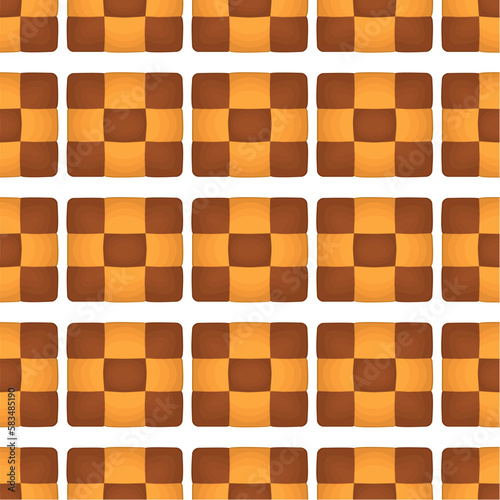 Pattern homemade cookie different taste in pastry biscuit