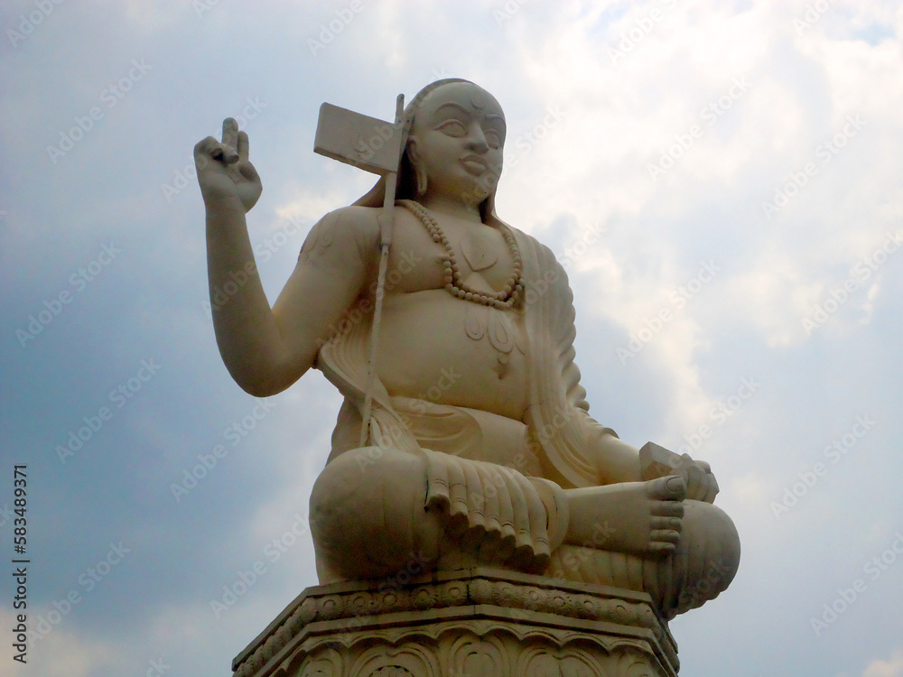 Statue of Madhvacharya. He was an Indian philosopher, theologian ...
