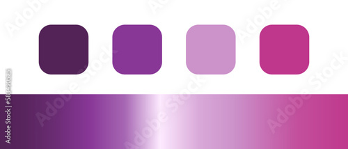Color palette forecast with gradient for fashion/ web designing/ graphic/etc.