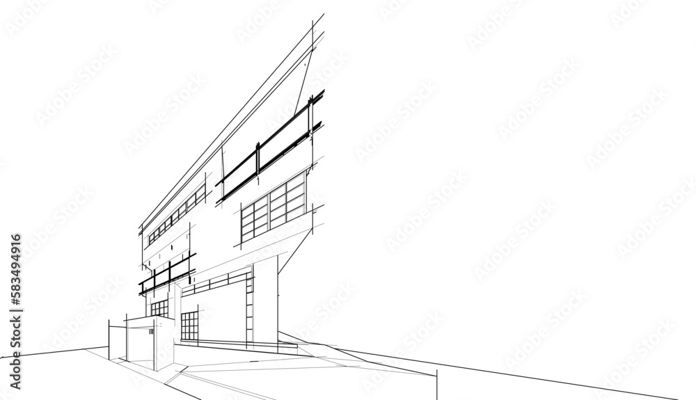 sketch of a city sketch of a city