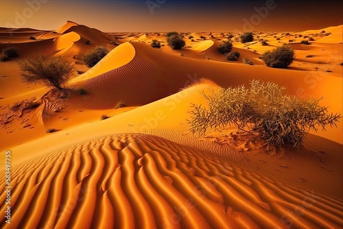 Sandy desert