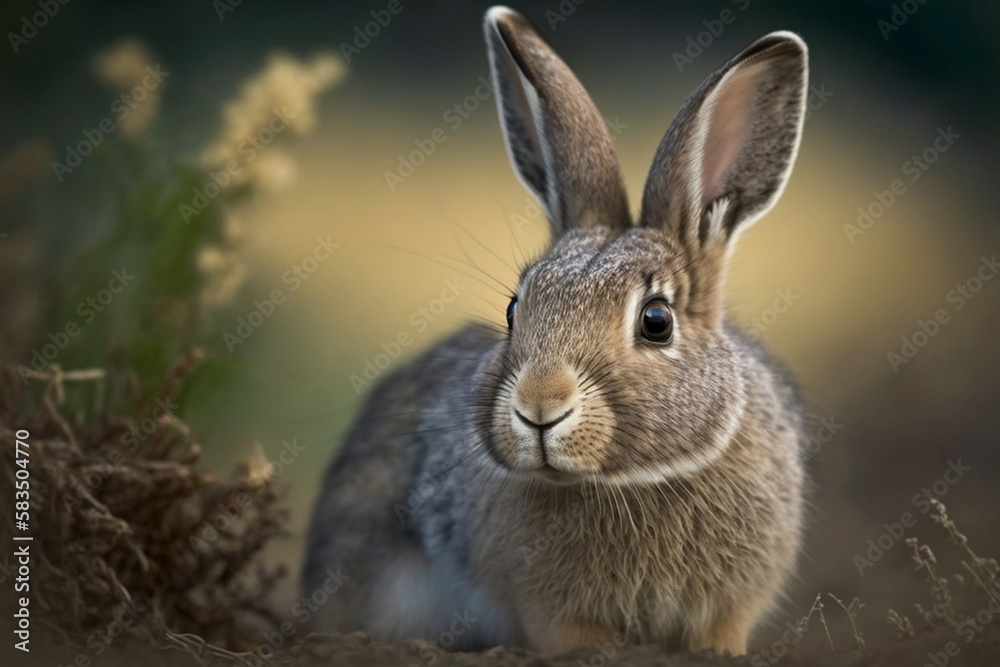 Bunny rabbit. Generative AI Bunny rabbit. Generative AI