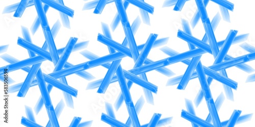 Modern futuristic blue colored geometric shapes repeat pattern design with polygons and lines