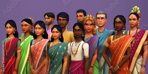 Embrace Ethnic Diversity with Indian People Avatars, GENERATIVE AI