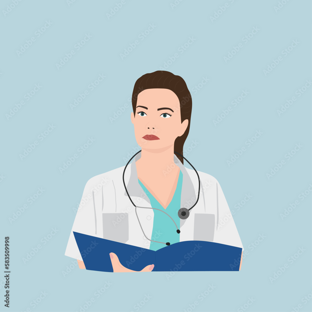 Fototapeta premium Doctor with stethoscope.