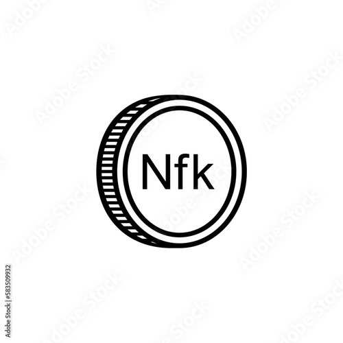 Eritrea Currency Symbol, Eritrean Nafka Icon, ERN Sign. Vector Illustration