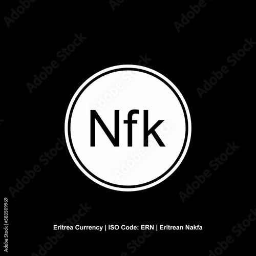 Eritrea Currency Symbol, Eritrean Nafka Icon, ERN Sign. Vector Illustration