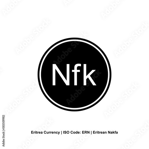 Eritrea Currency Symbol, Eritrean Nafka Icon, ERN Sign. Vector Illustration