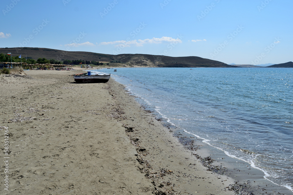 beach in the morning