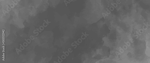 Grey vector watercolor art background with clouds and sky. Hand drawn vector texture. Heaven. Watercolour monochrome landscape. Abstract template for flyers, cards, poster, cover or design interior.	
