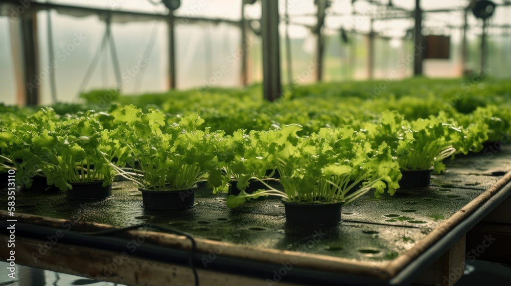 Indoor Greenhouse Farming Made Easy with Hydroponic Technology, GENERATIVE AI