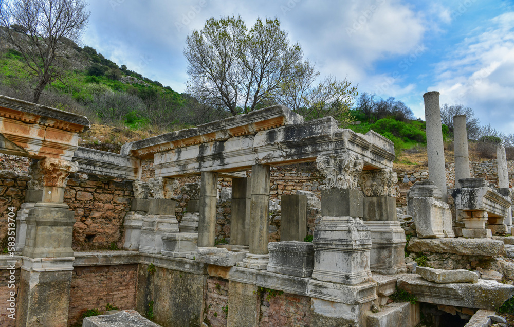 Fototapeta premium Architectural Remains of Ancient Greek Period