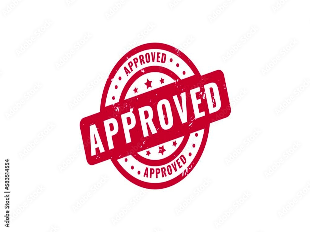 Approved rubber stamp red colour grunge style white green black background. Approved rubber stamp red colour grunge style white green black background.