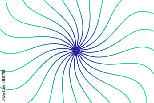 Abstract vector geometric background with irregularly shaped lines that are circularly distributed creating a sense of rotation and illusion	