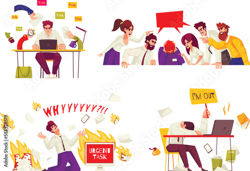 Stress Office Compositions
