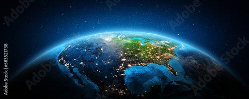 United States from space