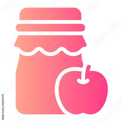 apple jam gradient icon