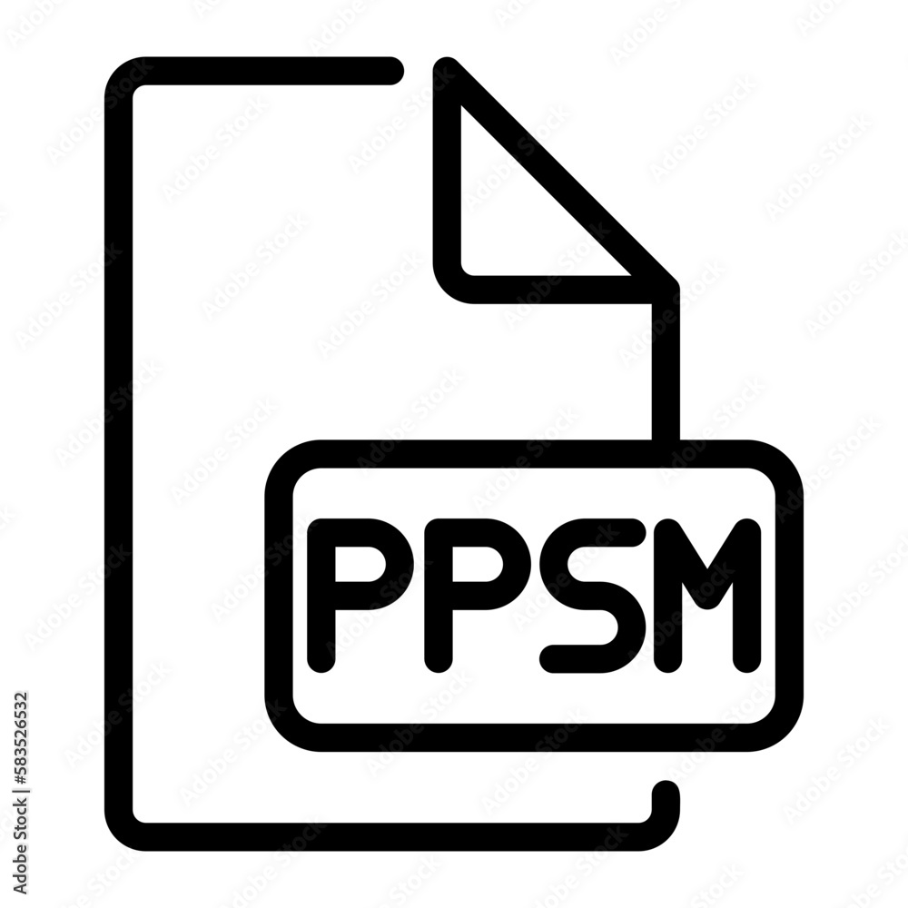 ppsm line icon ppsm line icon