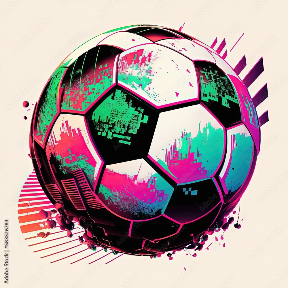 Fototapeta premium league-approved football background for team spirit generative ai