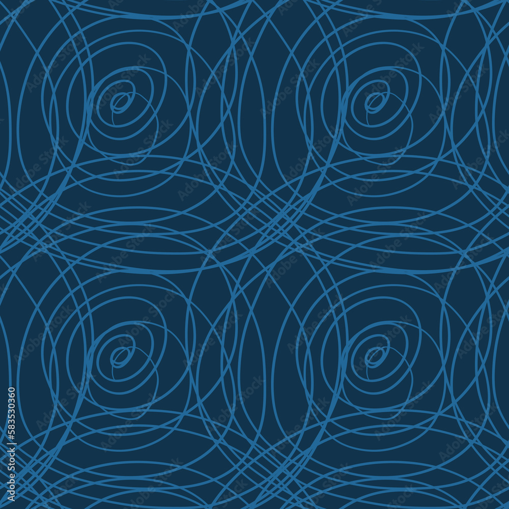 Abstract spiral seamless background. A thin line twisted in a spiral. Hand drawn lines. Abstract spiral seamless background. A thin line twisted in a spiral. Hand drawn lines.