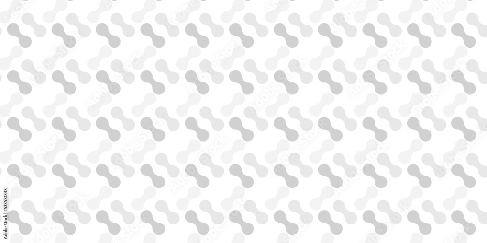  Abstract background white metaballs. Metaballs Seamless Pattern geometric wallpaper vector design.	