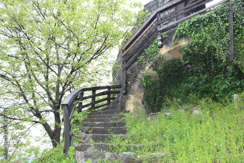 a fortress in the Bosnian town of Bosanska Krupa. The old castle photo