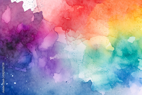 Watercolor backgrounds. Generative Ai.  art, abstract, texture, colorful, design, pattern. 

