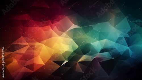 abstract background with triangles