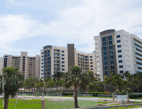 Luxury oceanfront apartments and rental properties in North Naples, Florida.