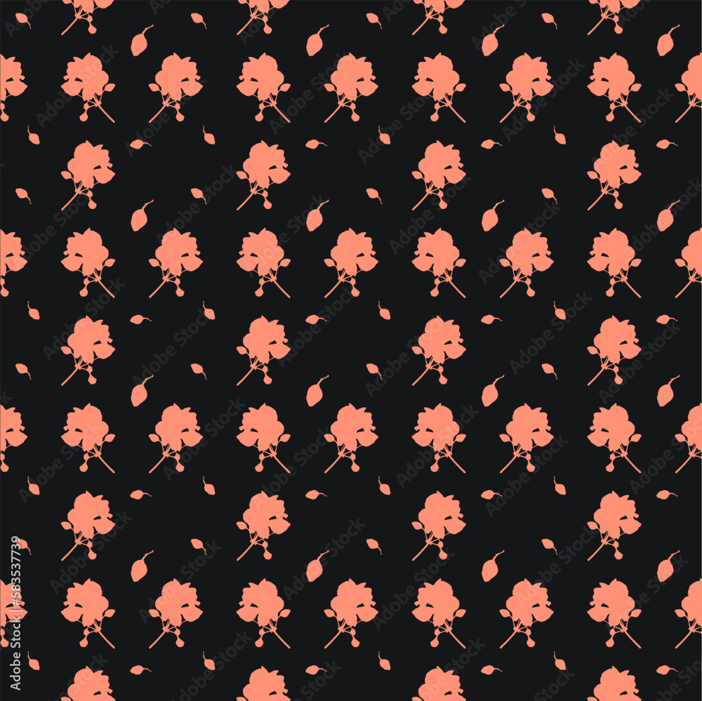 Seamless abstract floral pattern art. Begonia Seamless abstract floral pattern art. Begonia