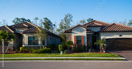 New homes built in Bonita Springs, Florida for older couples looking to retire.