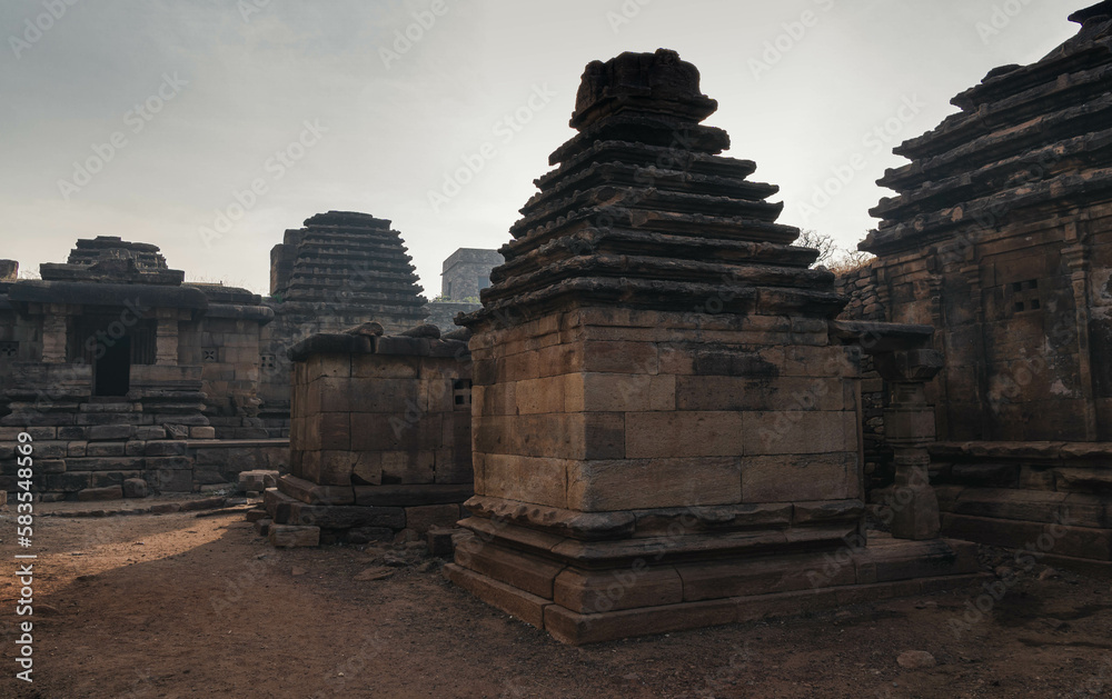 Aihole is a historic site of ancient and medieval era Buddhist, Hindu and Jain monuments in northern Karnataka. India. Aihole is a historic site of ancient and medieval era Buddhist, Hindu and Jain monuments in northern Karnataka. India.