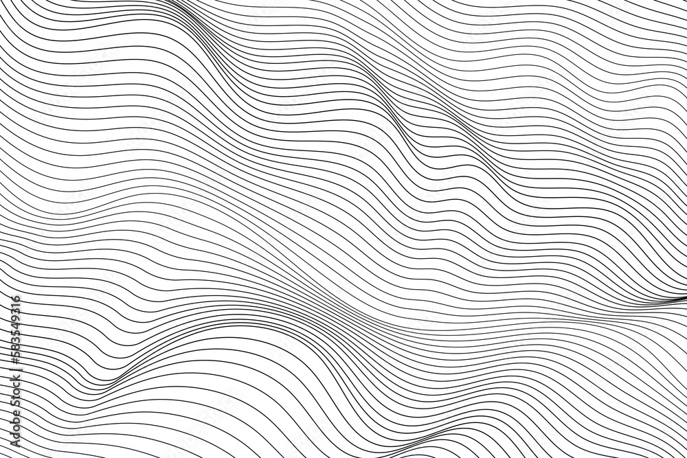 Wave Lines Pattern Abstract Background. Vector Wave Lines Pattern Abstract Background. Vector