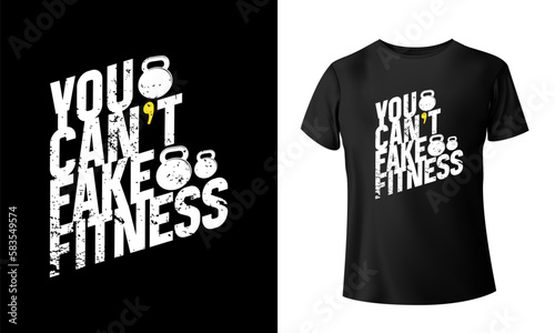 Custom fitness T-shirt design, print ready t shirt, black t shirt design, typography t shirt, body building t shirt