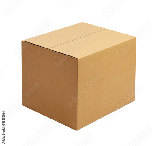 box package delivery cardboard carton packaging isolated shipping gift container brown send transport moving house relocation png file © Lumos sp